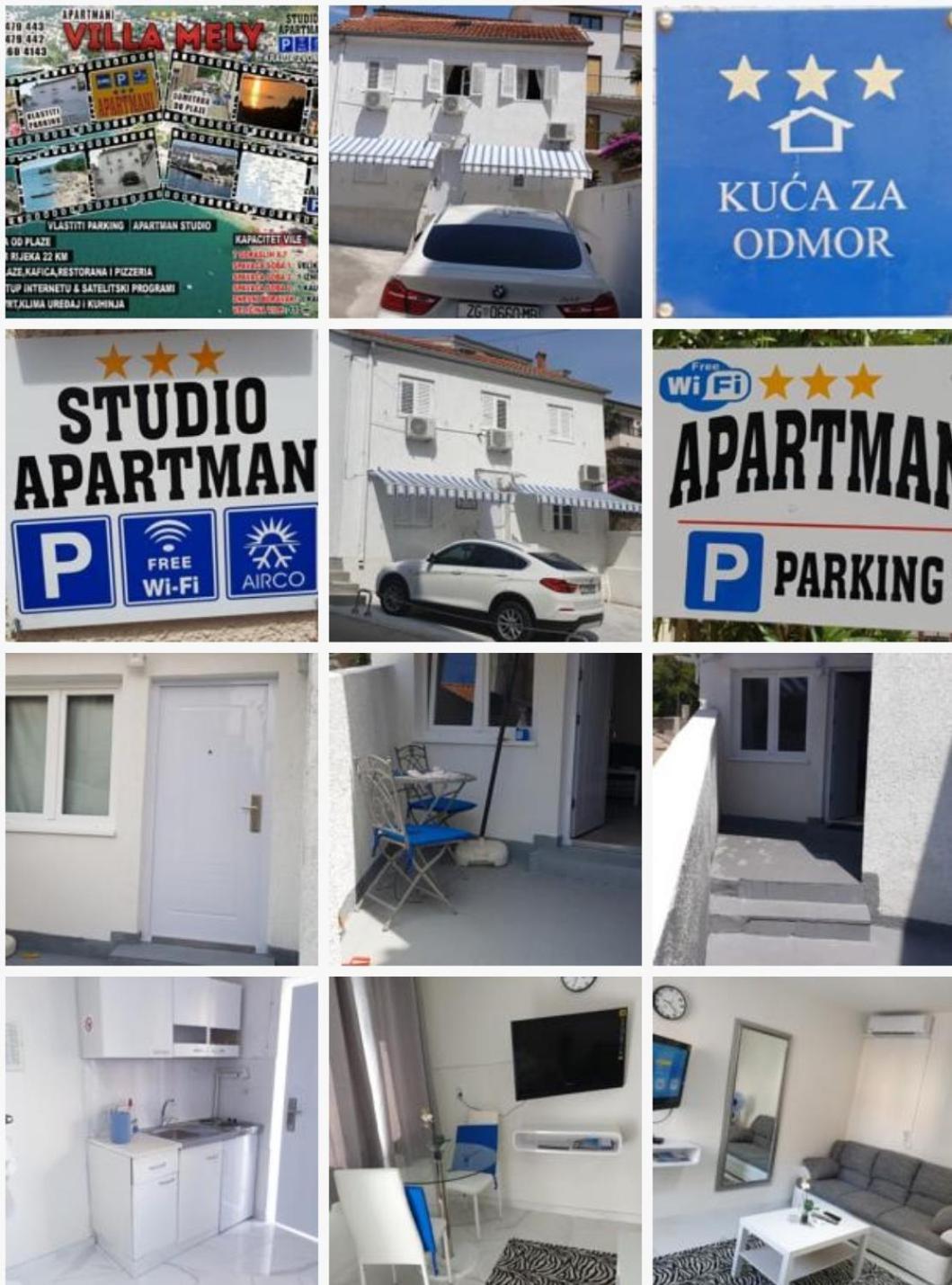 Villa Mely CRIKVENICA KVARNER Kültér fotó